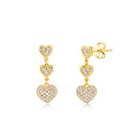 Earrings Kurshuni Woman in Silver Zircone KX276-300RS